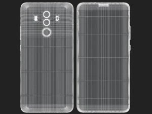 e3d - huawei mate 10 pro titanium grey 3D Model