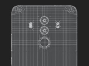 e3d - huawei mate 10 pro titanium grey Modello 3D