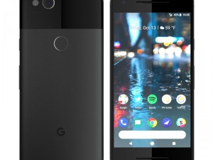 e3d - google pixel 2 just black Modelo 3D