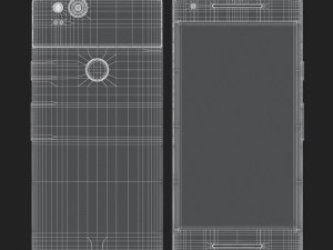e3d - google pixel 2 just black Modelo 3D