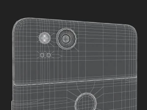 e3d - google pixel 2 just black 3D Model