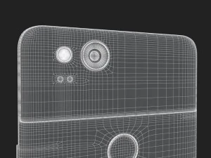 e3d - google pixel 2 just black 3D Model