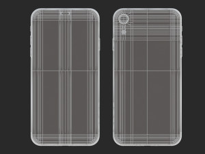 e3d - iphone xr black Modèle 3D