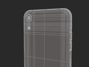 e3d - iphone xr black Modèle 3D
