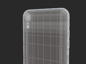 e3d - iphone xr black Modèle 3D
