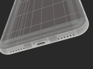 e3d - iphone xr black 3D Model