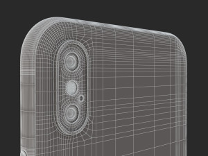 e3d - iphone xs space gray model Modello 3D