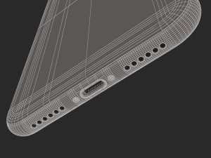 e3d - iphone xs space gray model Modello 3D
