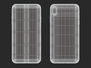 e3d - iphone xs max space gray model Modèle 3D