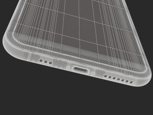 e3d - iphone xs max space gray model Modèle 3D