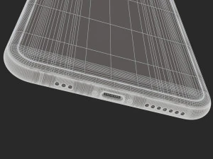 e3d - iphone xs max space gray model 3D Model