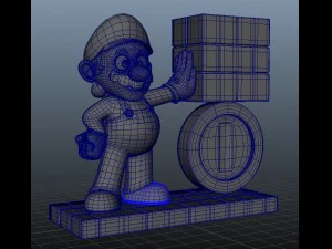 mario bros 3D Model