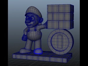 mario bros 3D Model