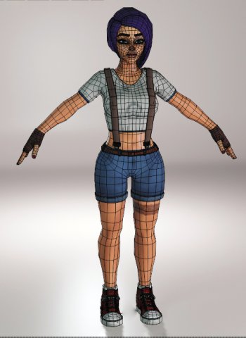 hipster woman - hipster female 3D Model in Woman 3DExport