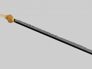 zaraki kenpachis zanpakuto bleach Modelo 3D