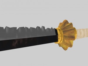 zaraki kenpachis zanpakuto bleach Modelo 3D
