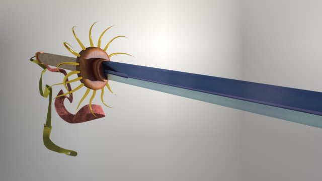 katana bleach 3D Модель .c4d .max .obj .3ds .fbx .stl .blend 
