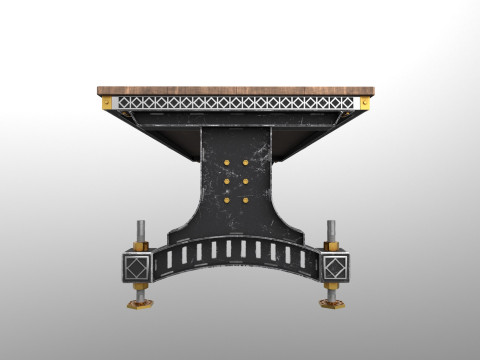 Bridge table offis Modelo 3D