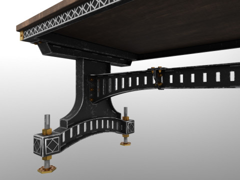 Bridge table offis Modelo 3D