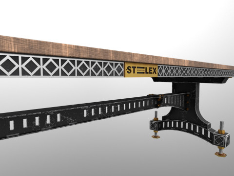 Bridge table offis Modelo 3D