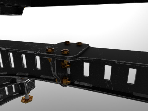 Bridge table offis Modelo 3D
