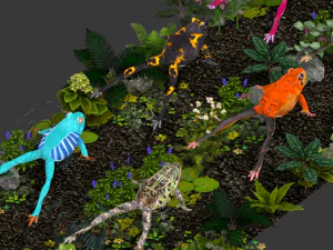frog pack vr 3D Model