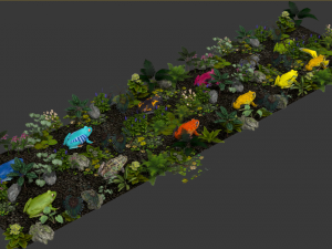 frog pack vr Modello 3D