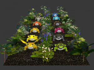 frog pack vr 3D Model