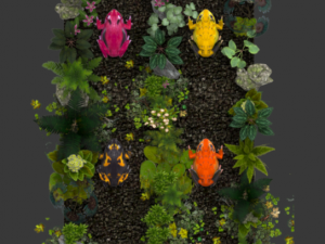 frog pack vr Modello 3D