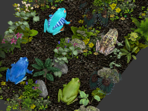 frog pack vr Modello 3D