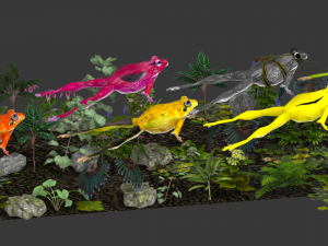 frog pack vr Modello 3D