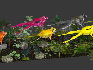 frog pack vr 3D Model