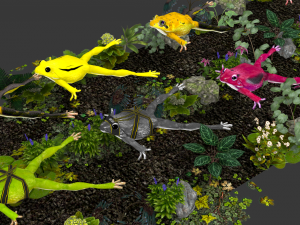 frog pack vr Modello 3D