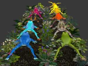 frog pack vr 3D Model
