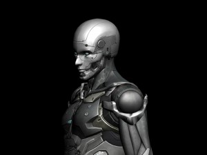 scifi robot 3D Model