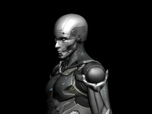 scifi robot 3D Model