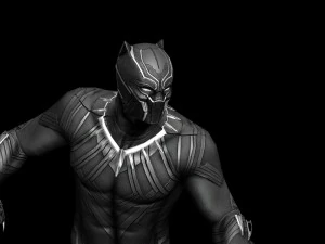 czarna pantera Model 3D