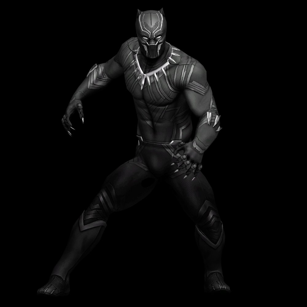 Black Panther 3D Model in Fantasy 3DExport