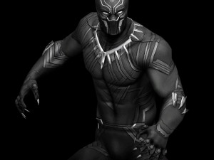 black panther Modèle 3D