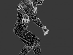 black panther Modèle 3D