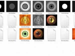 super practical eyeball collection CG Textures