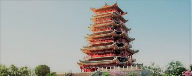 ancient tower Model 3D .c4d .max .obj .3ds .fbx .stl .blend 