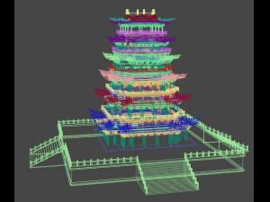 ancient tower 3D Model