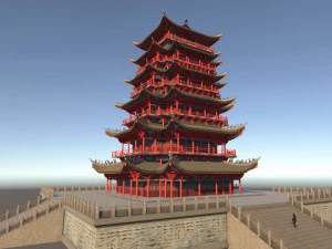 ancient tower 3D Model