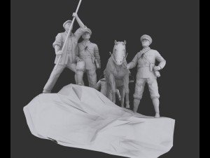 red army pack 3D Model