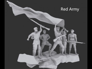 red army pack 3D Model