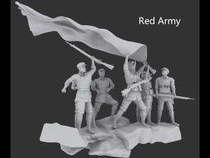 red army pack 3D Model