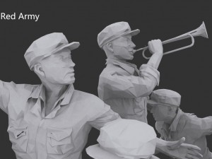 red army pack 3D Model