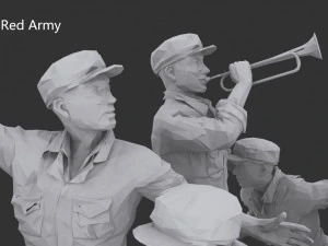 red army pack 3D Model