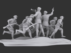 red army pack 3D Model